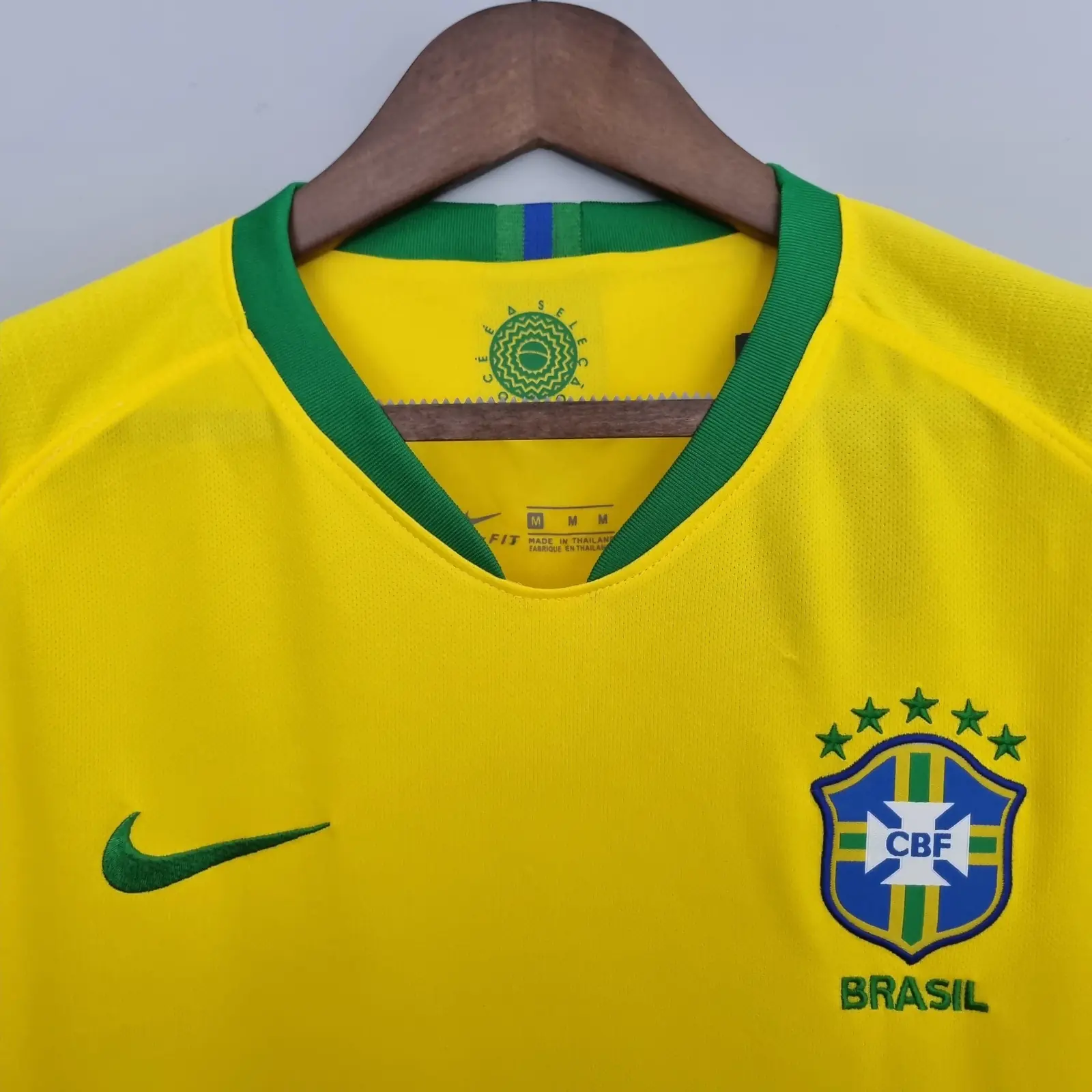 2018 Brazil Home Shirt thumbnail 4