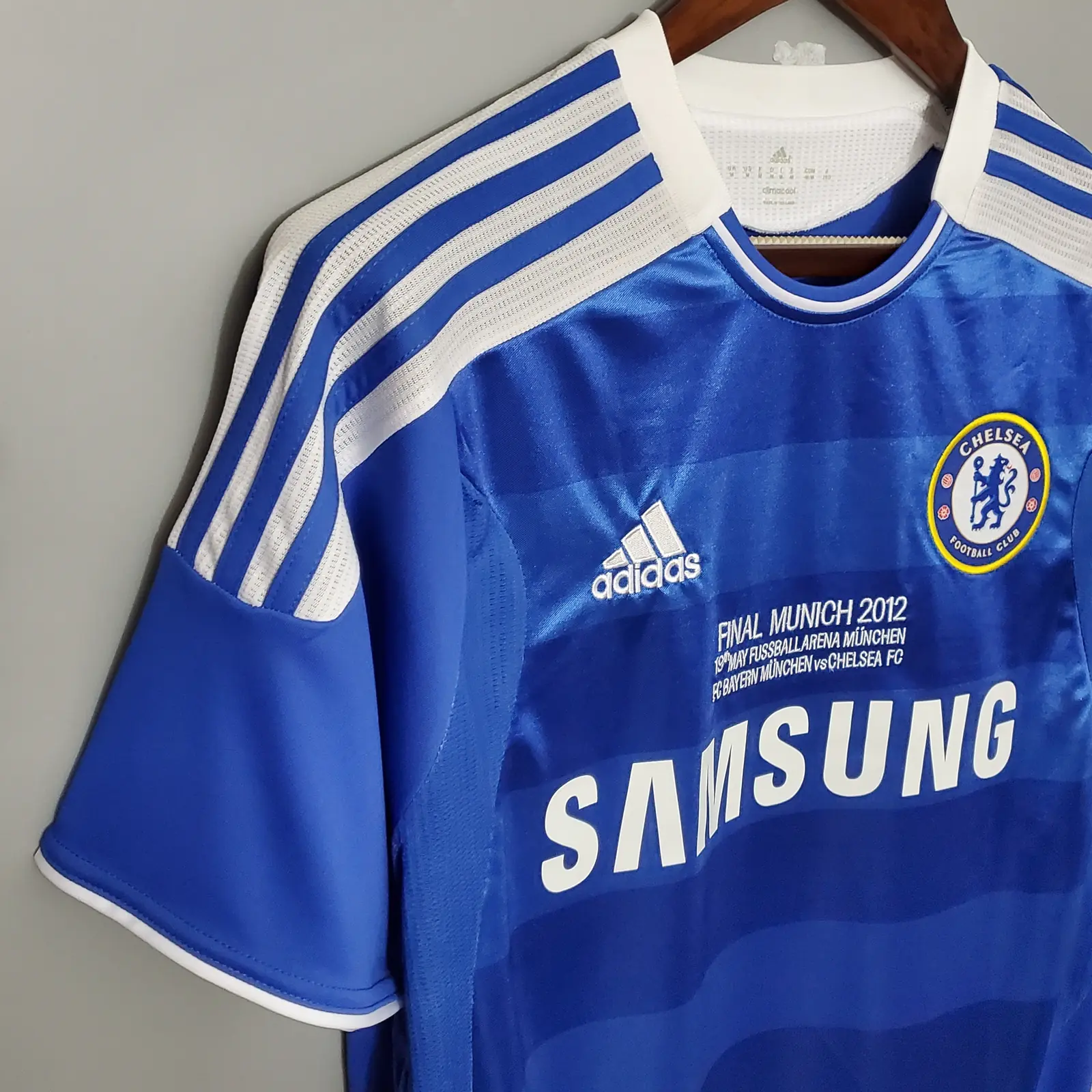 2012 Chelsea Champions League Version Home Retro Shirt thumbnail 7