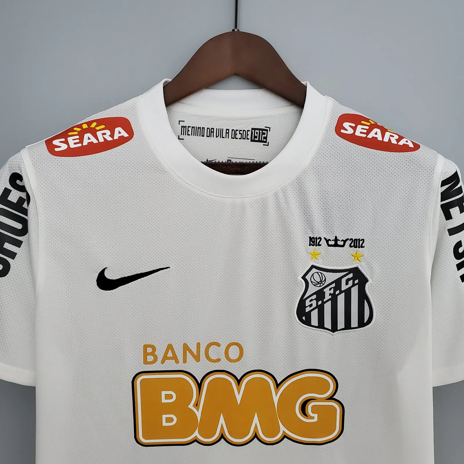 Retro 2011/12 Santos Home Shirt thumbnail 2