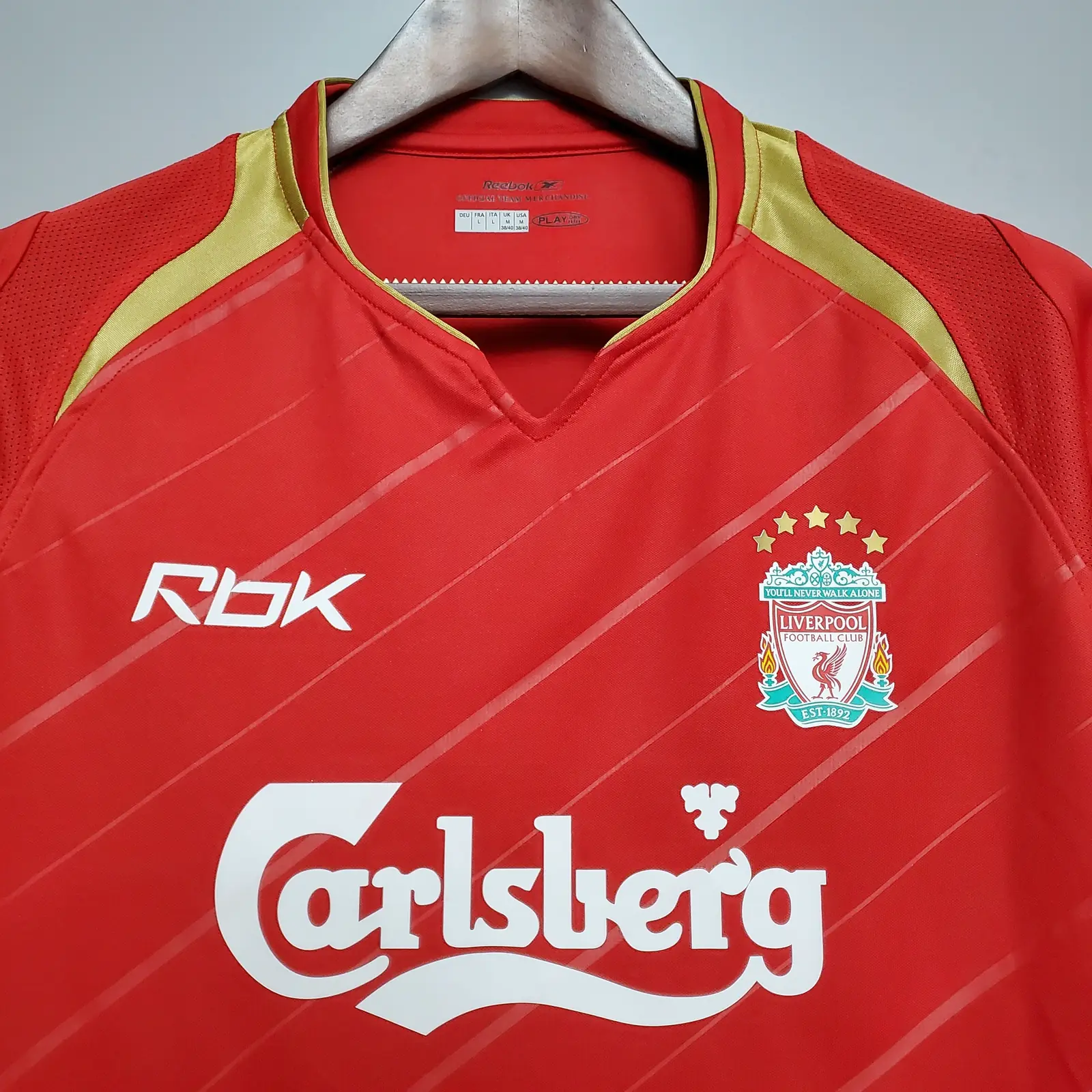 Retro 2005/06 Liverpool Home Shirt thumbnail 3