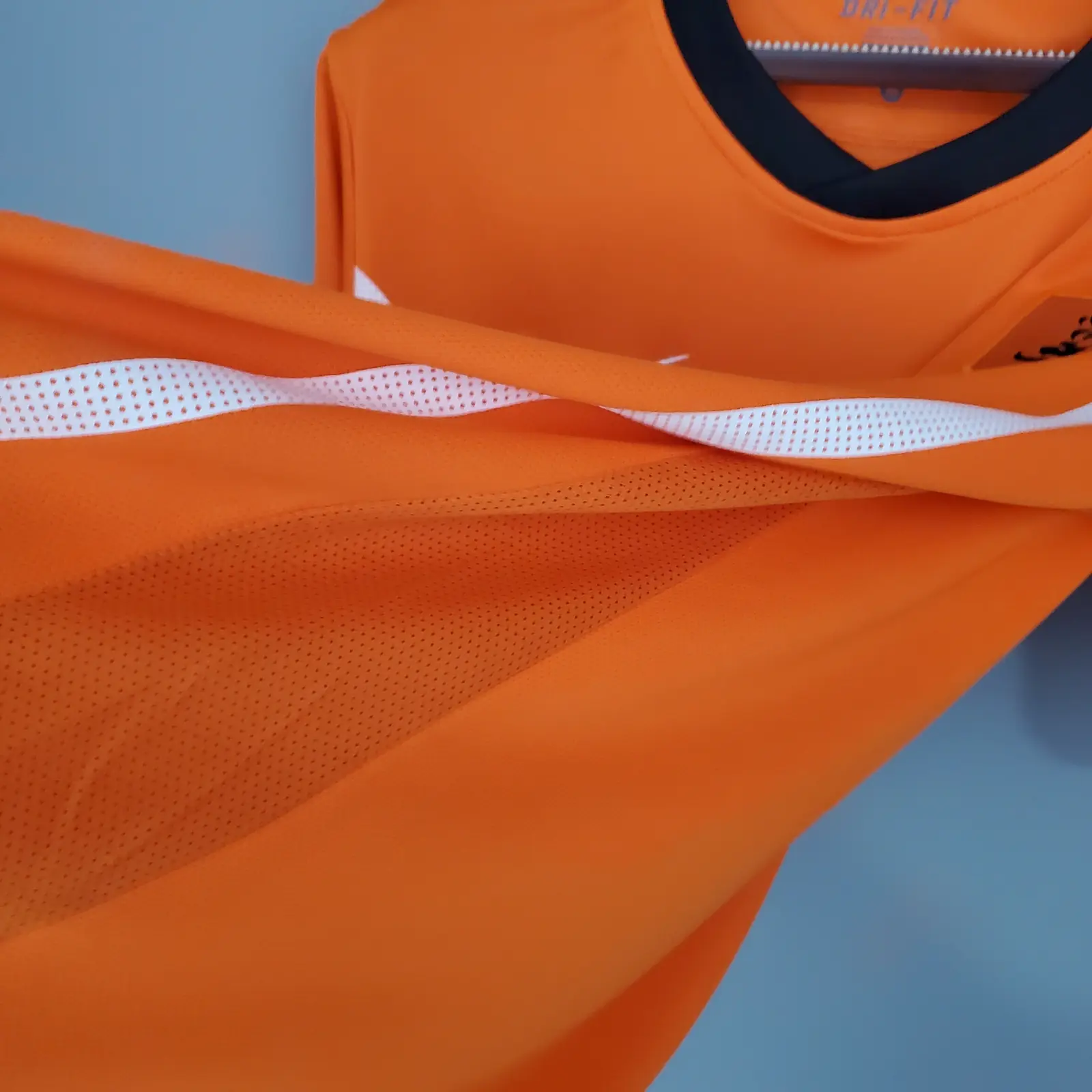 Netherlands 2010 Home Retro Shirt thumbnail 3