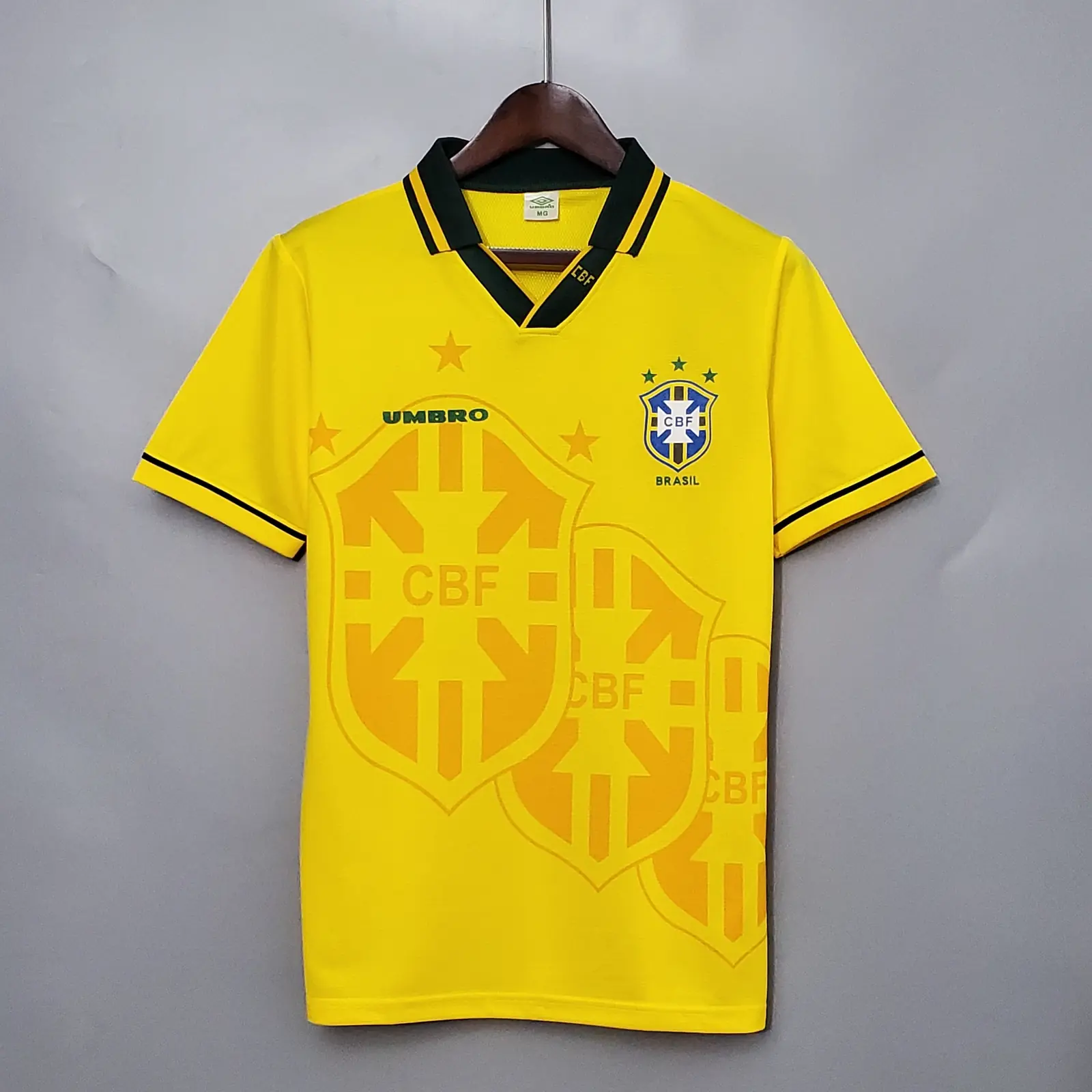 1993/94 Brazil Home Retro Shirt — Retro