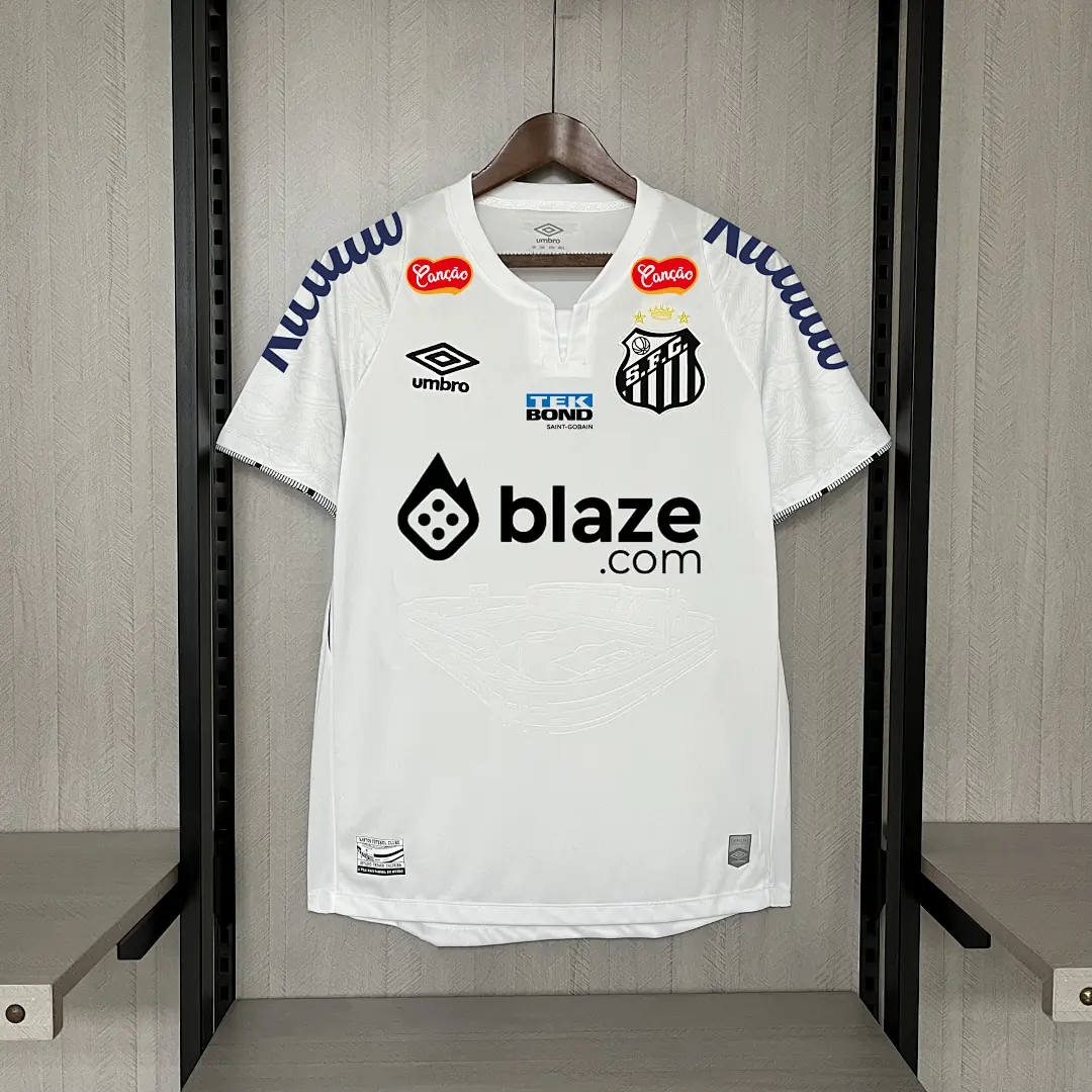 2024/25 Santos Home All Sponsors Shirt — Fan Version