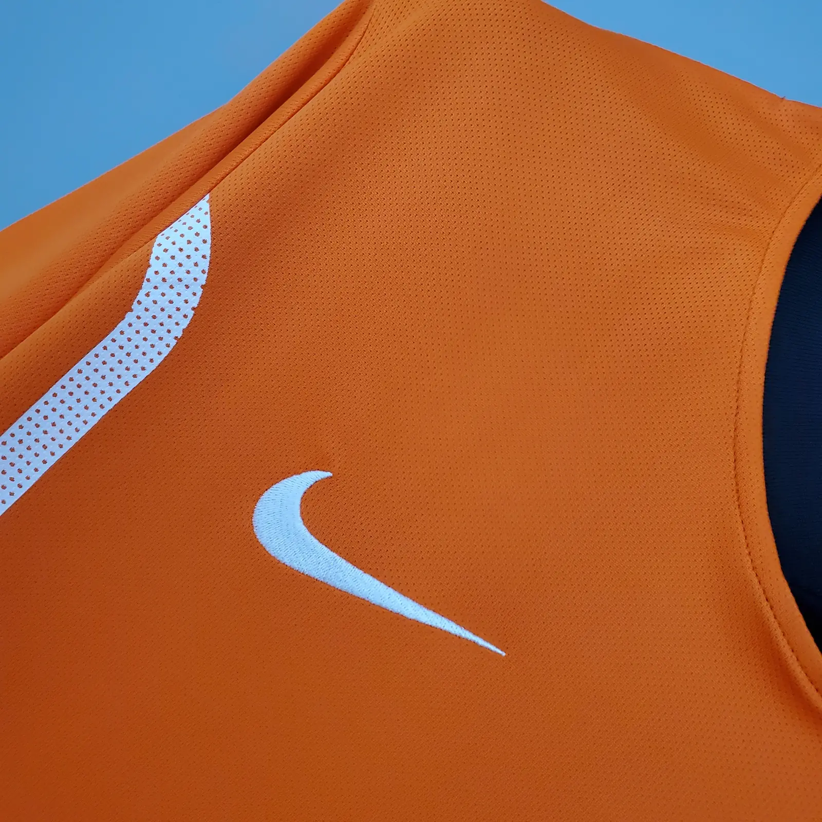 Netherlands 2010 Home Retro Shirt thumbnail 6