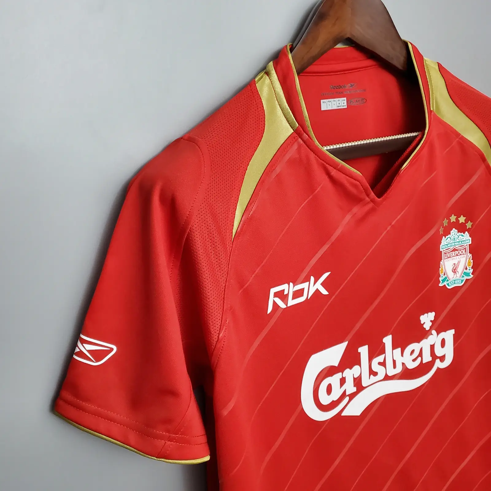 Retro 2005/06 Liverpool Home Shirt thumbnail 5