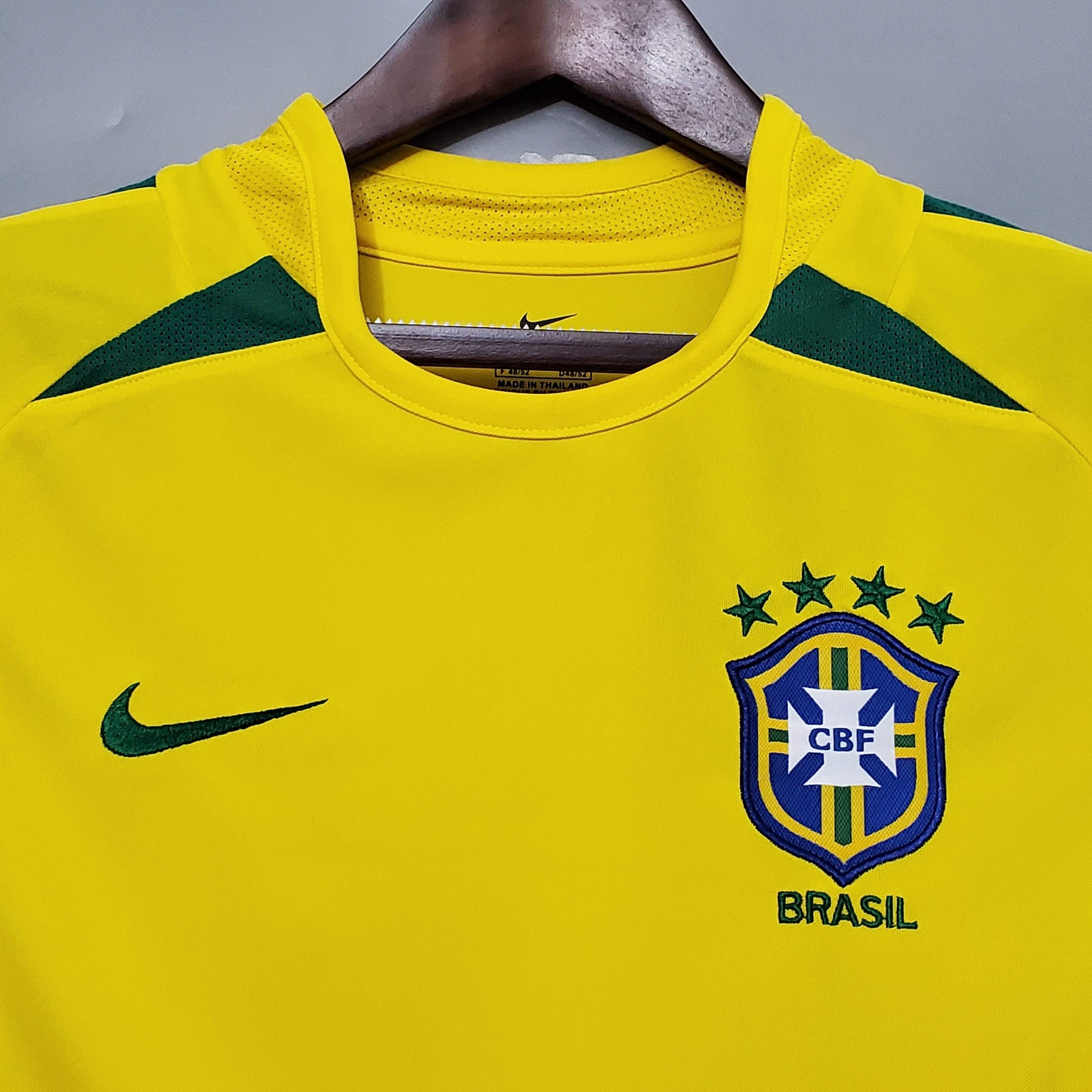 Brazil 2002 Retro Shirt thumbnail 4